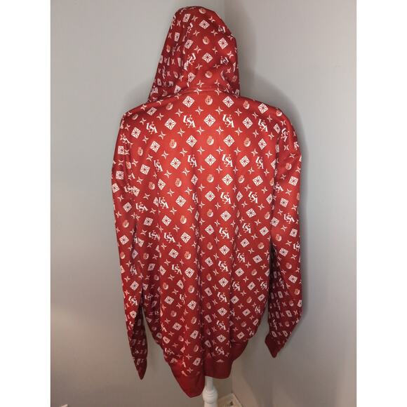 American AF oversized urban streetwear hoodie logo sweatshirt - Picture 3 of 8